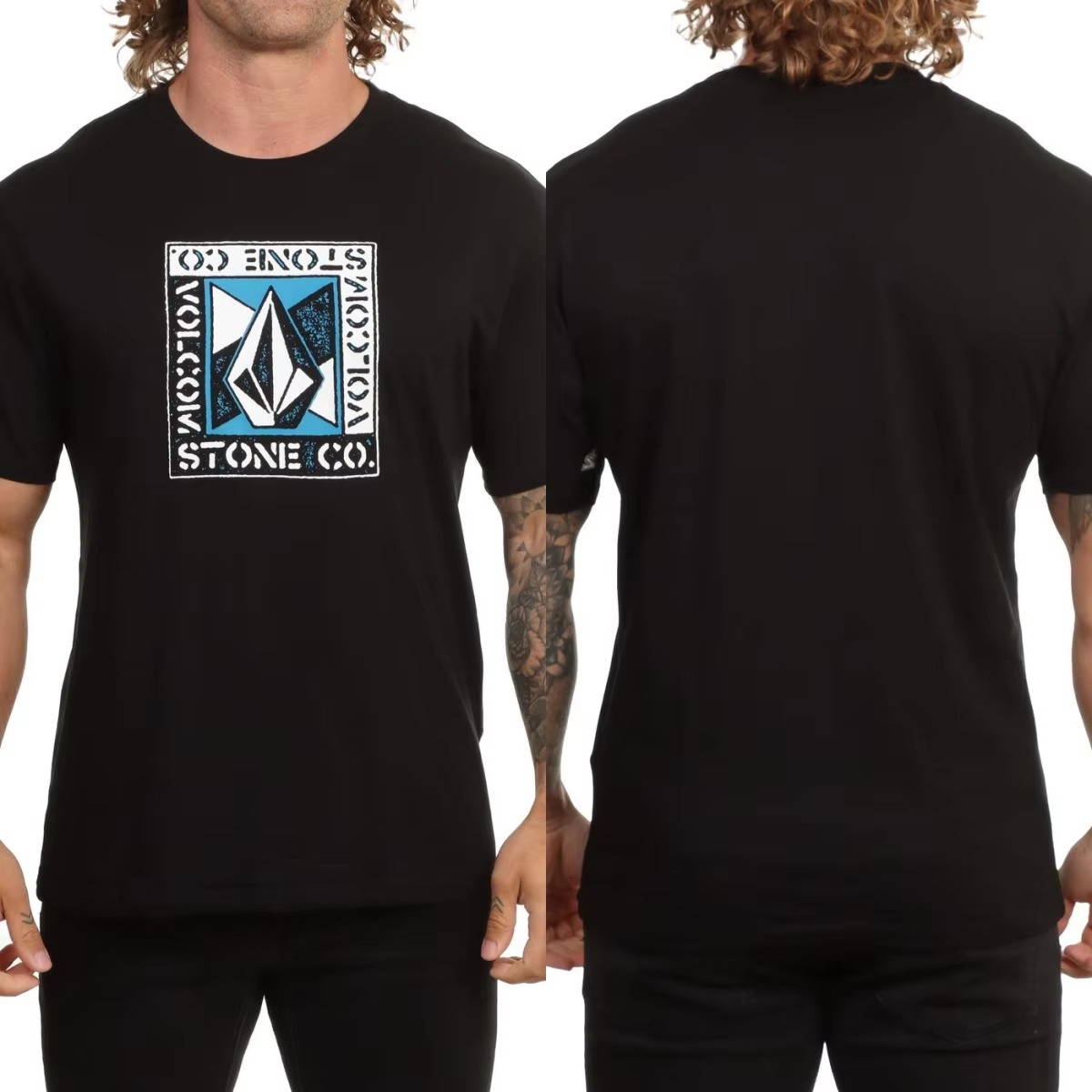 Streetwear Brand Tees - เสื้อยืดกราฟิกแบรนด์ Volcom ลาย Angle Iron Palm