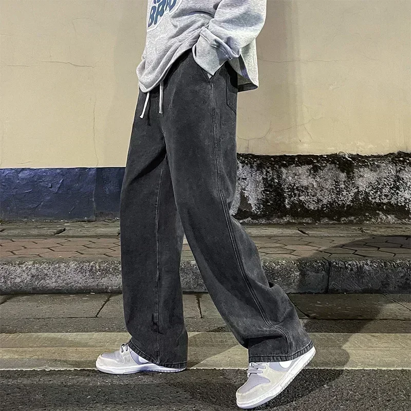 กางเกงยีนส์ผู้ชายสไตล์เกาหลี แ - Streetwear Brand Denim บทวิจารณ์และราคา