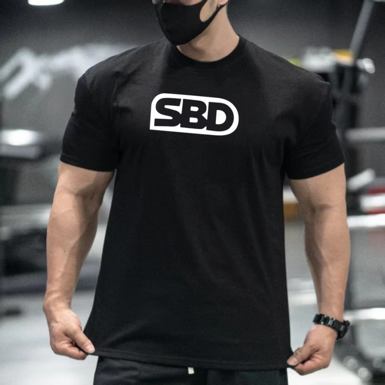 เสื้อยืดลายกราฟิกแบรนด์กีฬา SB - Streetwear Brand Red Logo บทวิจารณ์และราคา